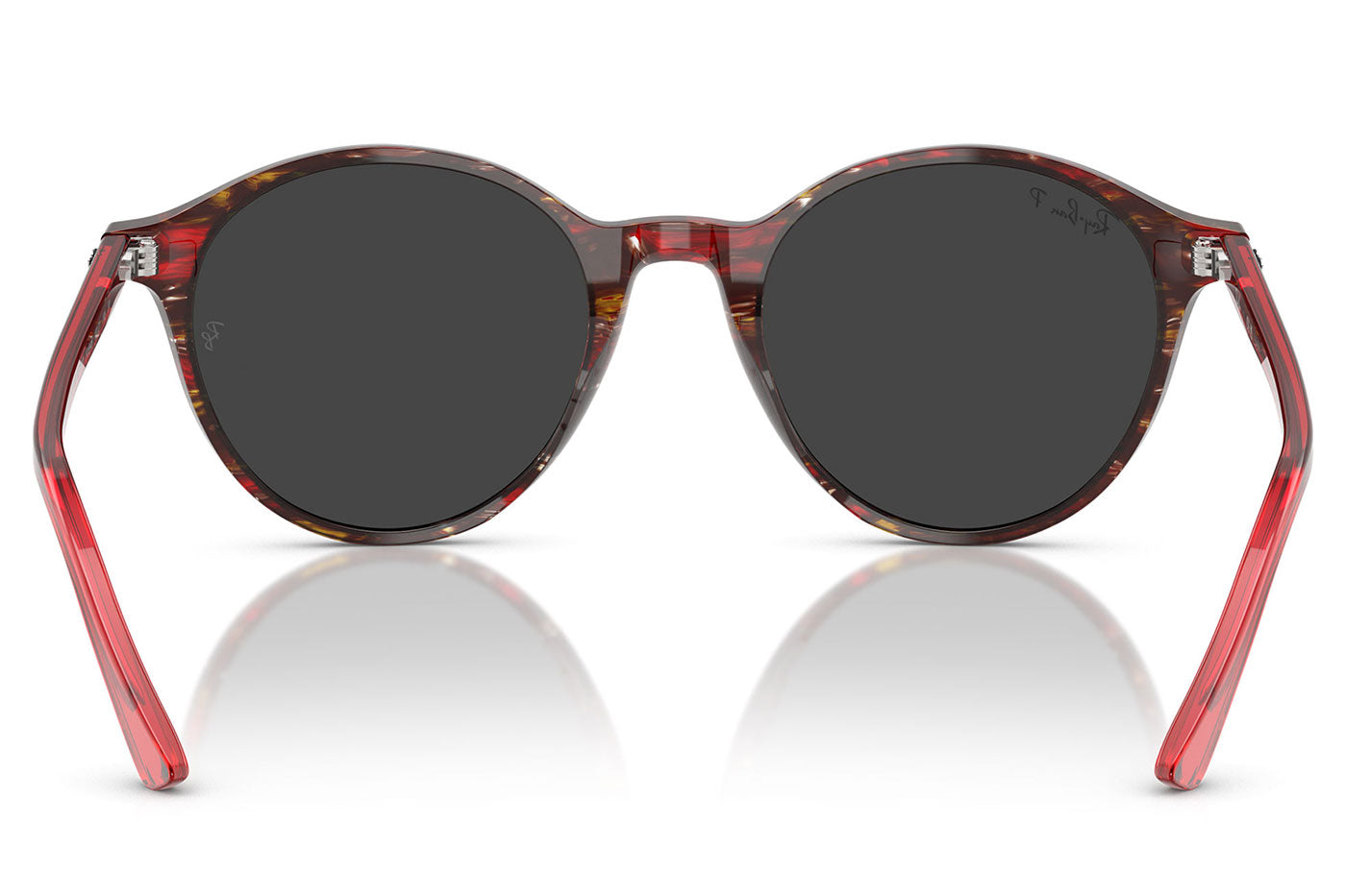 Ray-Ban RB2230 Bernard Sunglasses - Transparent Shade Fantasy Red / Polar Black
