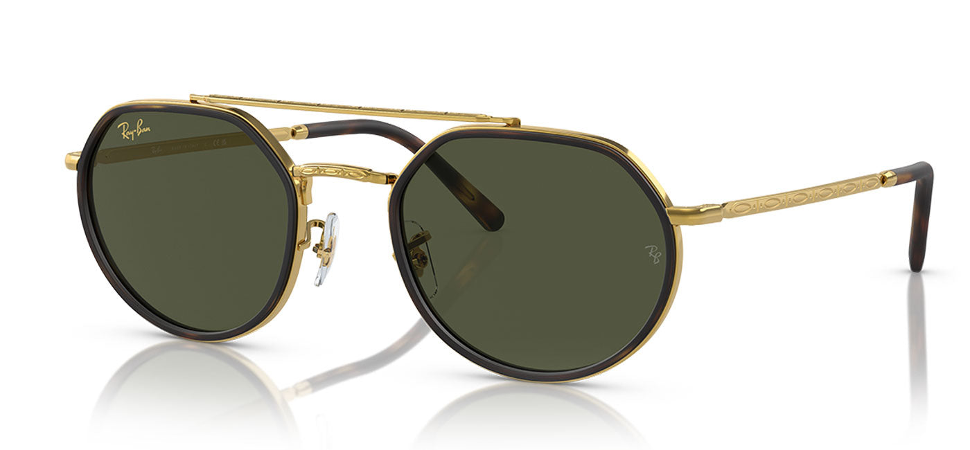 Ray-Ban RB3765 Sunglasses - Legend Gold / Green