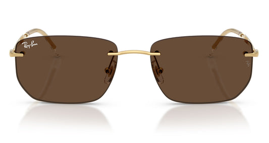 Ray-Ban RB3768 Sunglasses - Arista Gold / Dark Brown