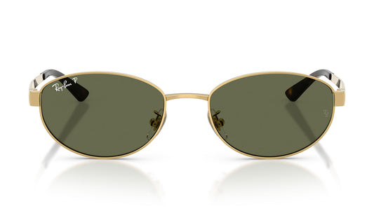 Ray-Ban RB3774D Sunglasses - Arista Gold / Dark Green Polarised