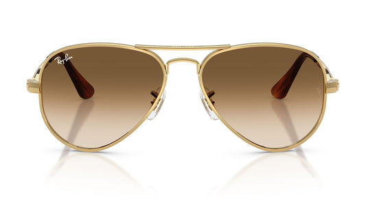 Ray-Ban RB3925 Aviator Max Sunglasses - Arista Gold / Clear Gradient Brown