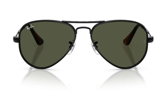 Ray-Ban RB3925 Aviator Max Sunglasses - Black / Green