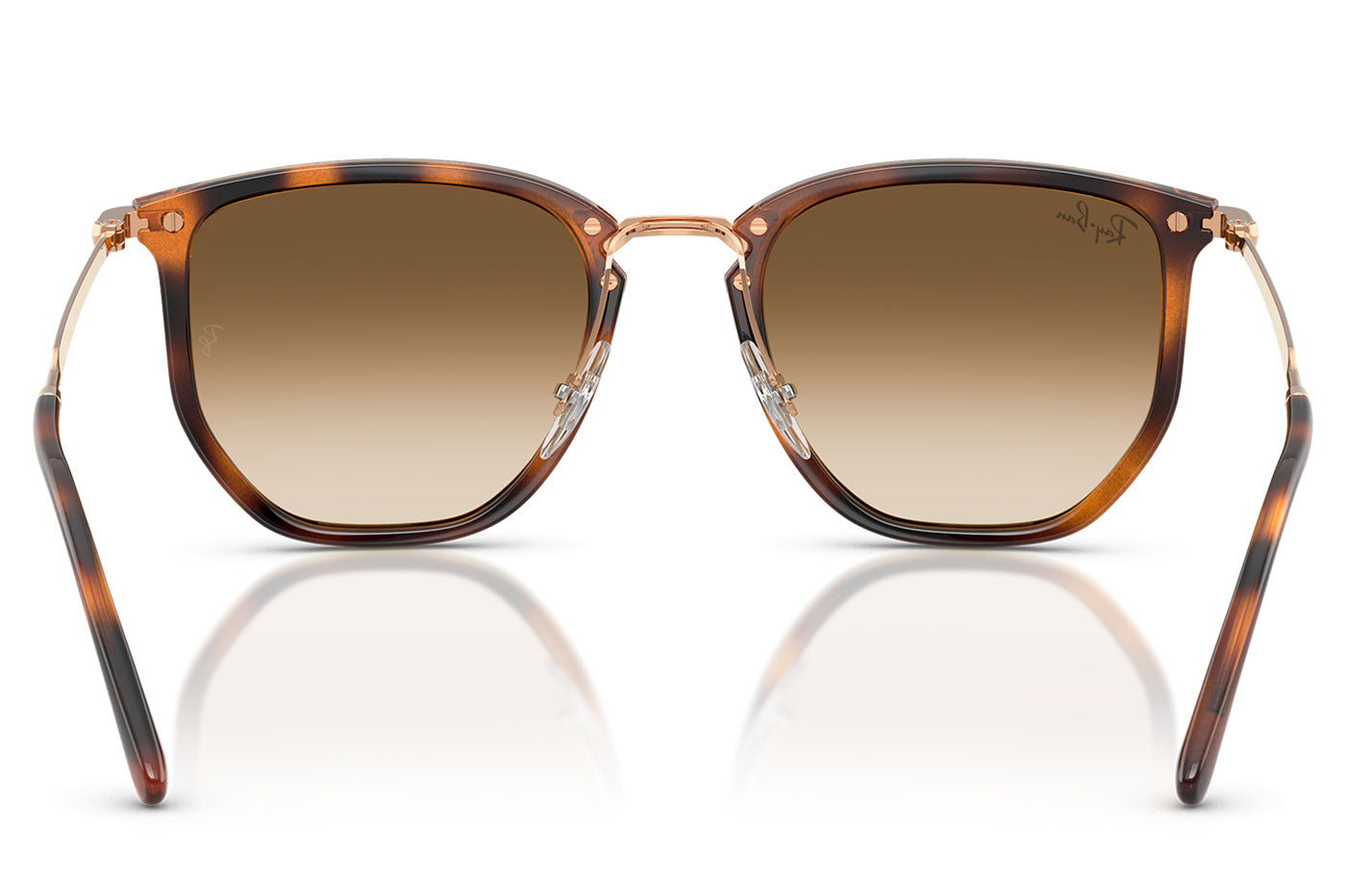Ray-Ban RB4451 Sunglasses - Transparent Orange / Clear Gradient Brown
