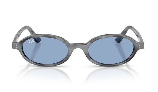 Ray-Ban RB4472 Khal Sunglasses - Dark Grey Havana / Blue