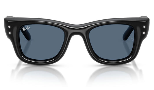 Ray-Ban RB4940B Wayfarer Puffer Crystal Edition Sunglasses - Black / Dark Blue