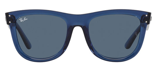 Ray-Ban RBR0502S Wayfarer Reverse Sunglasses - Transparent Navy Blue / Blue