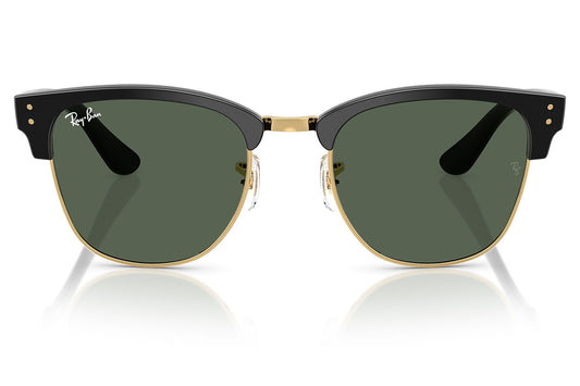 Ray-Ban RBR0504S Clubmaster Reverse Sunglasses - Black On Arista / Dark Green