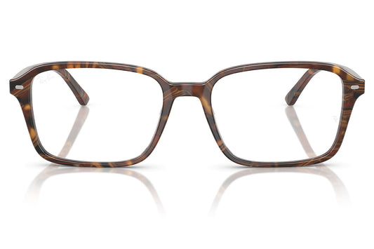 Ray-Ban RX5431 Raimond Glasses - Transparent Fantasy Brown & Yellow