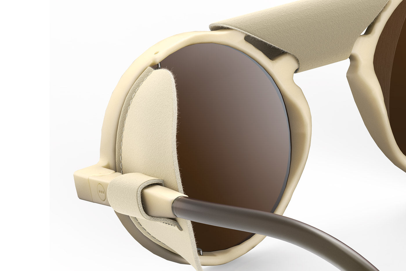 IZIPIZI #G Glacier Sunglasses - Sand / Brown - Cat. 4 Intense Light