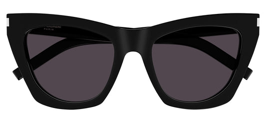 Saint Laurent SL 214 Kate Sunglasses - Black / Grey
