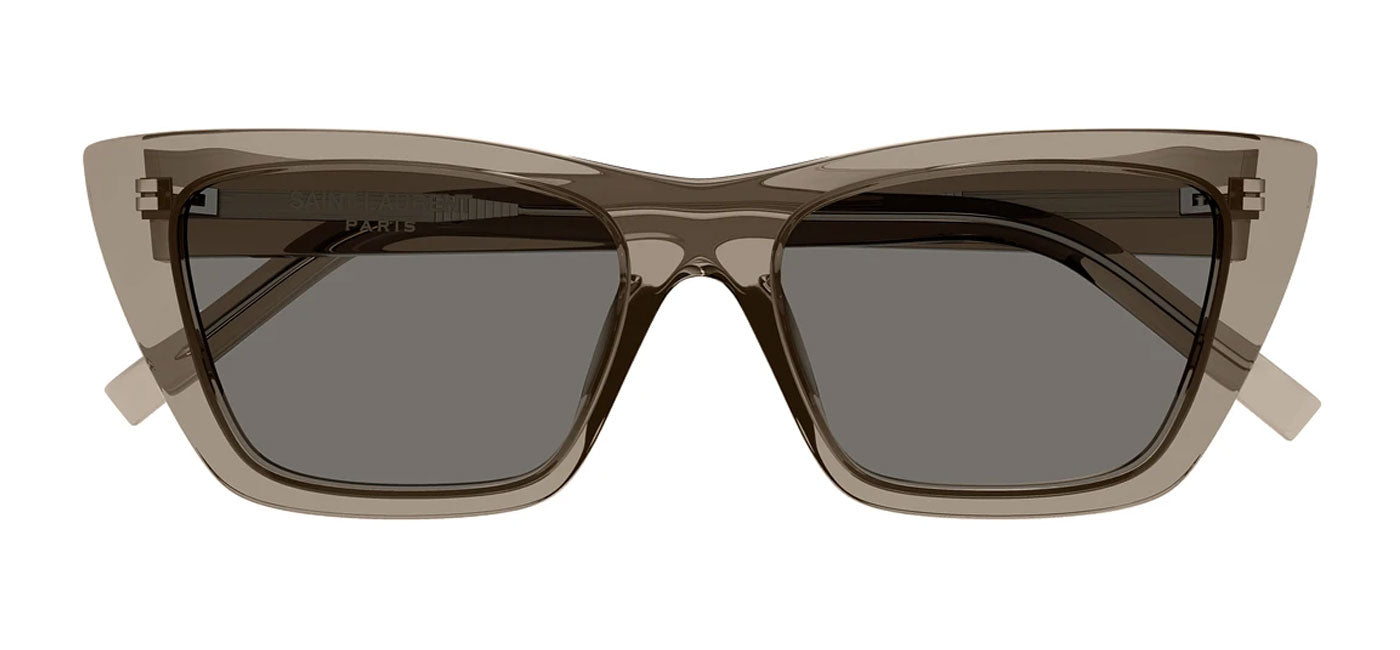 Saint Laurent SL 276 Mica Sunglasses - Brown / Grey