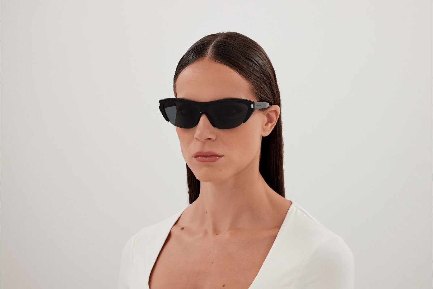 Saint Laurent SL 704 Sunglasses - Black / Black