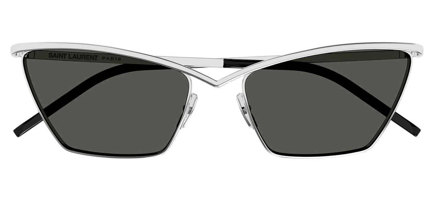 Saint Laurent SL 637 Sunglasses - Silver / Grey