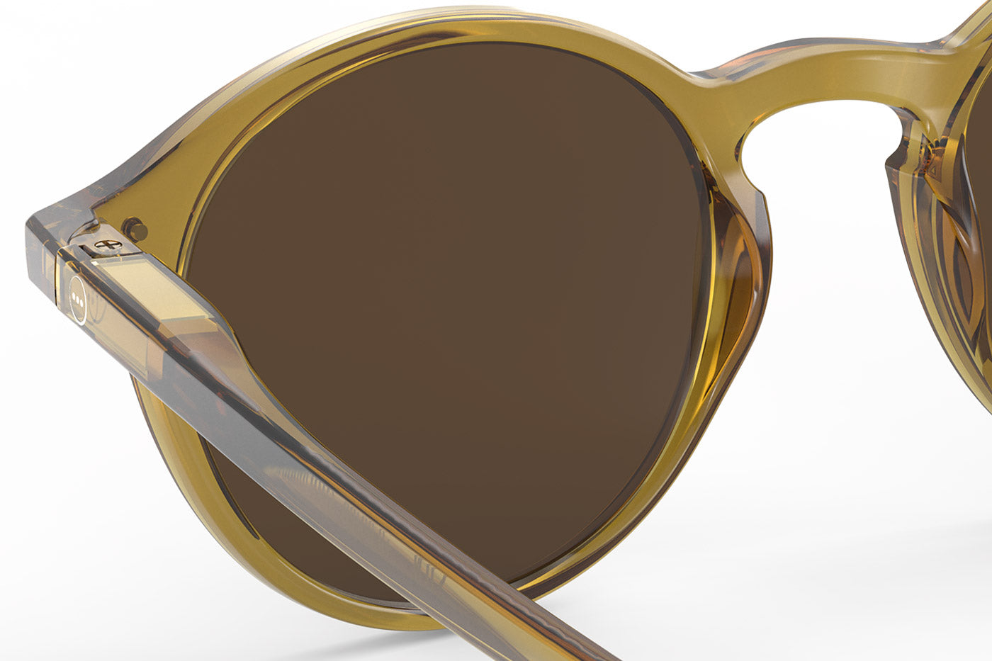 IZIPIZI #D Sunglasses - Golden Green / Brown