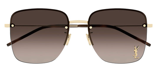 Saint Laurent SL 312 M Sunglasses - Gold / Brown