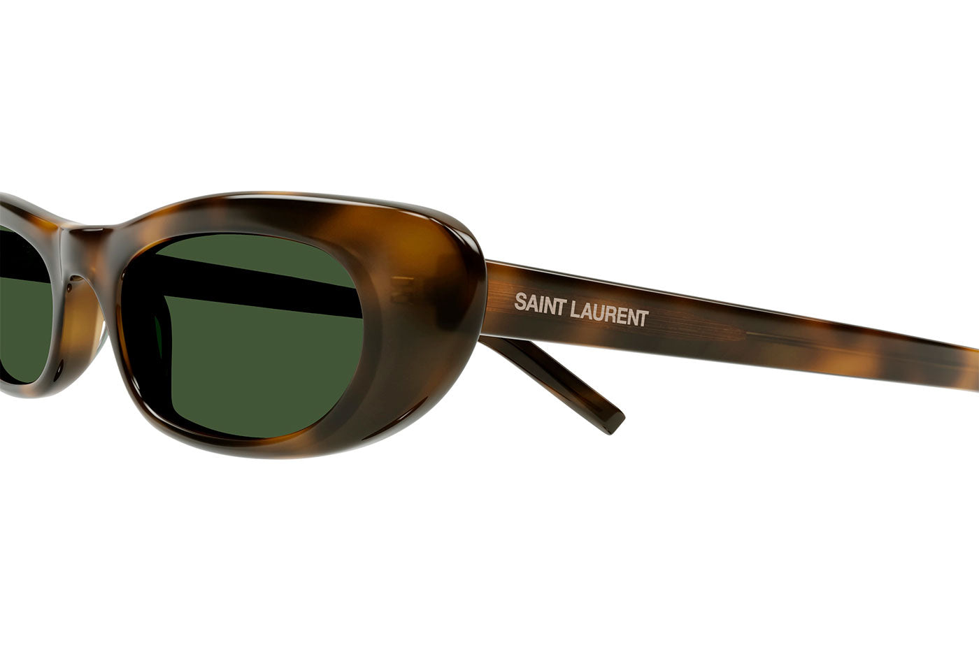 Saint Laurent SL 557 SHADE Sunglasses - Havana / Green