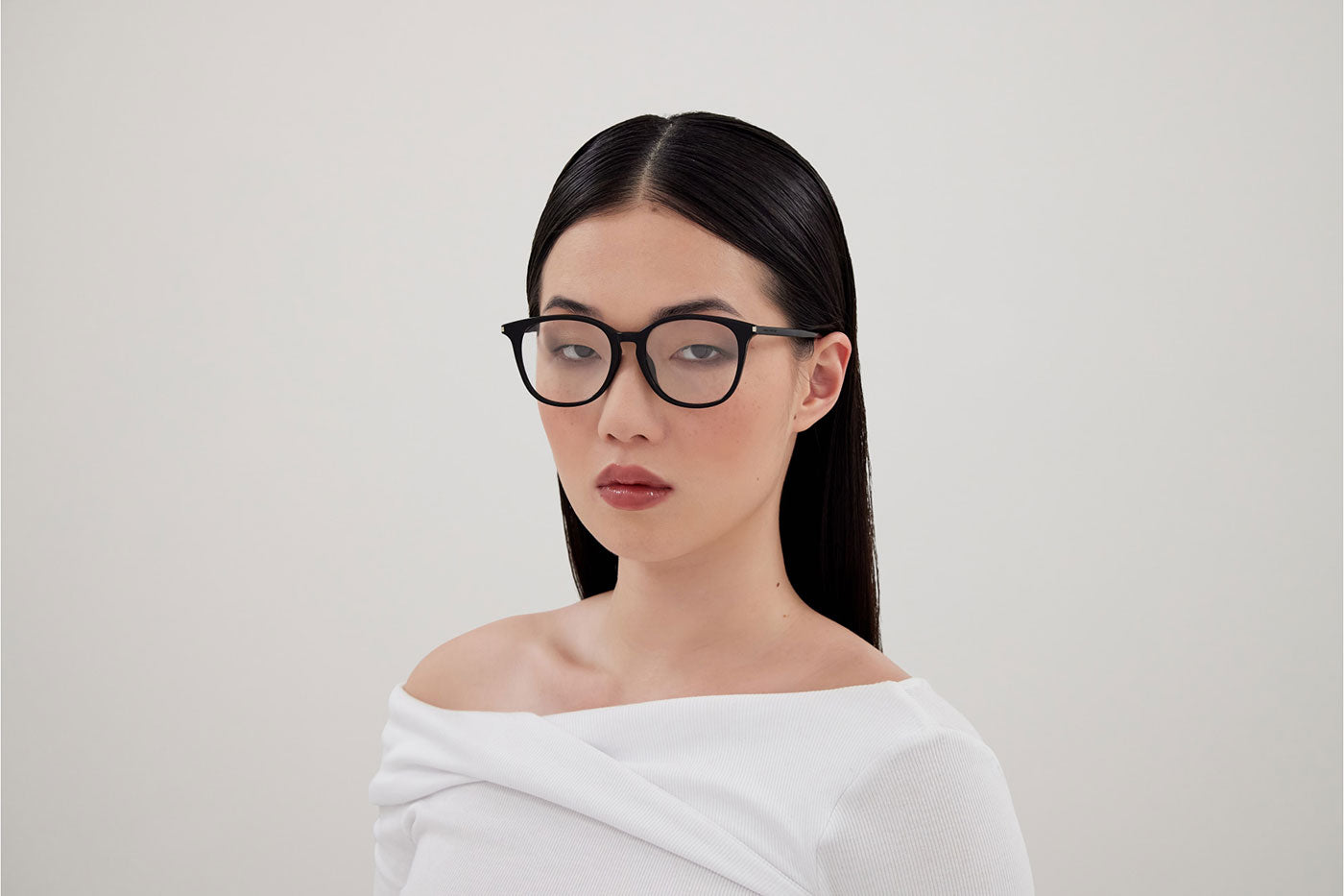 Saint Laurent SL 724/F Glasses - Black