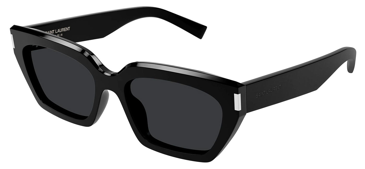 Saint Laurent SL 826 PAGE Sunglasses - Black / Black – Tortoise+Black