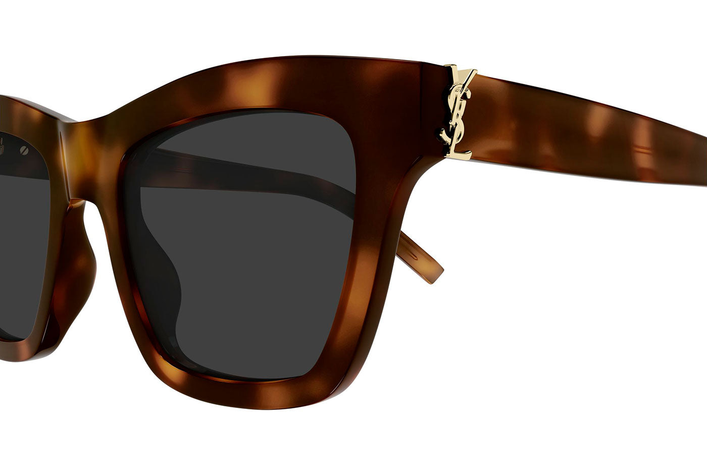 Saint Laurent SL M156 Sunglasses - Havana / Grey