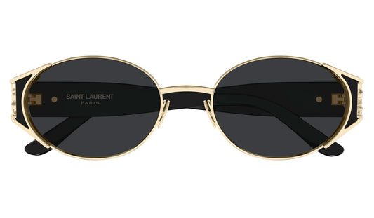 Saint Laurent SL M919 Sunglasses - Black & Gold / Black