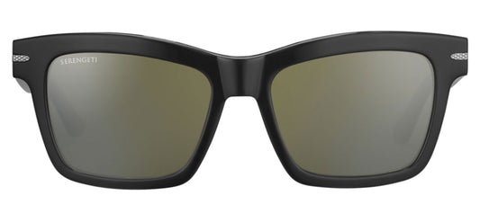 Serengeti Winona Sunglasses - Shiny Black / 555nm Polarised Photochromic