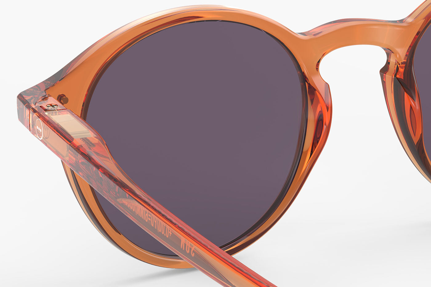 IZIPIZI #D Sunglasses - Orange Smash / Purple
