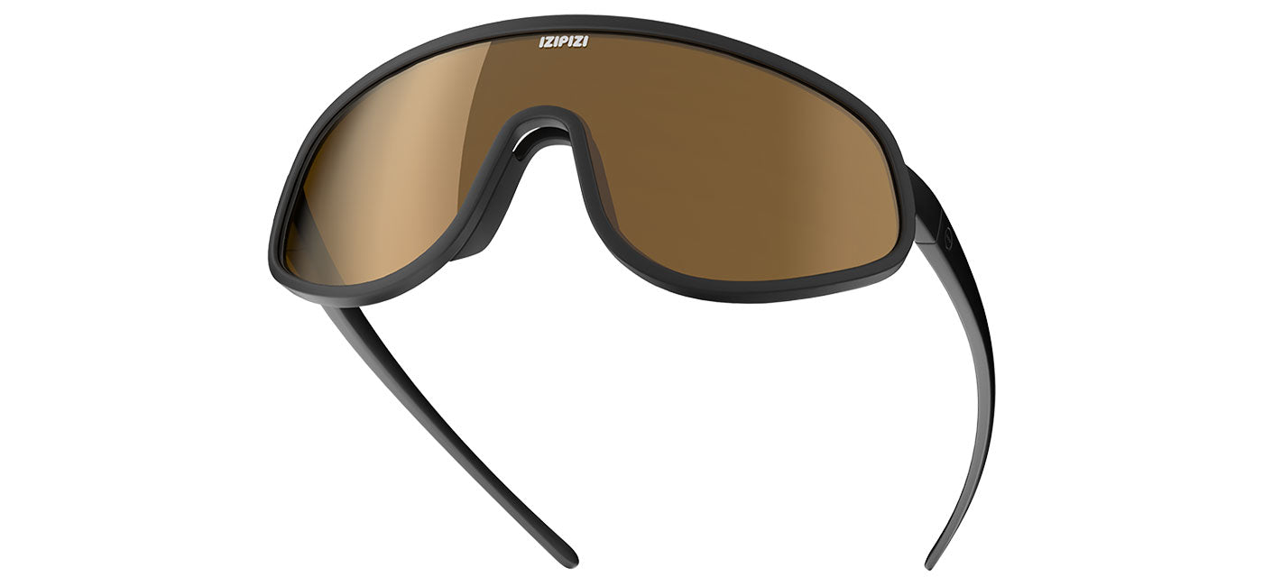 IZIPIZI Speed L Sunglasses - Black / Brown - Cat. 3 Good Weather