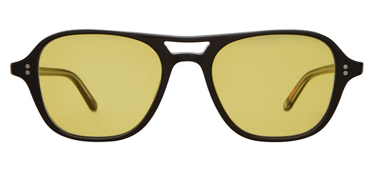 Garrett Leight Doc Sunglasses - Bio Black / Semi-Flat Desert Sun