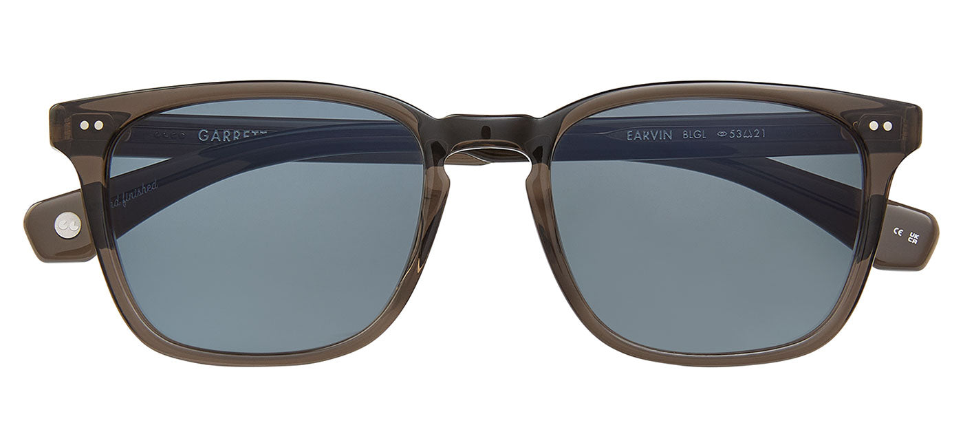 Garrett Leight Earvin Sunglasses - Black Glass / H20