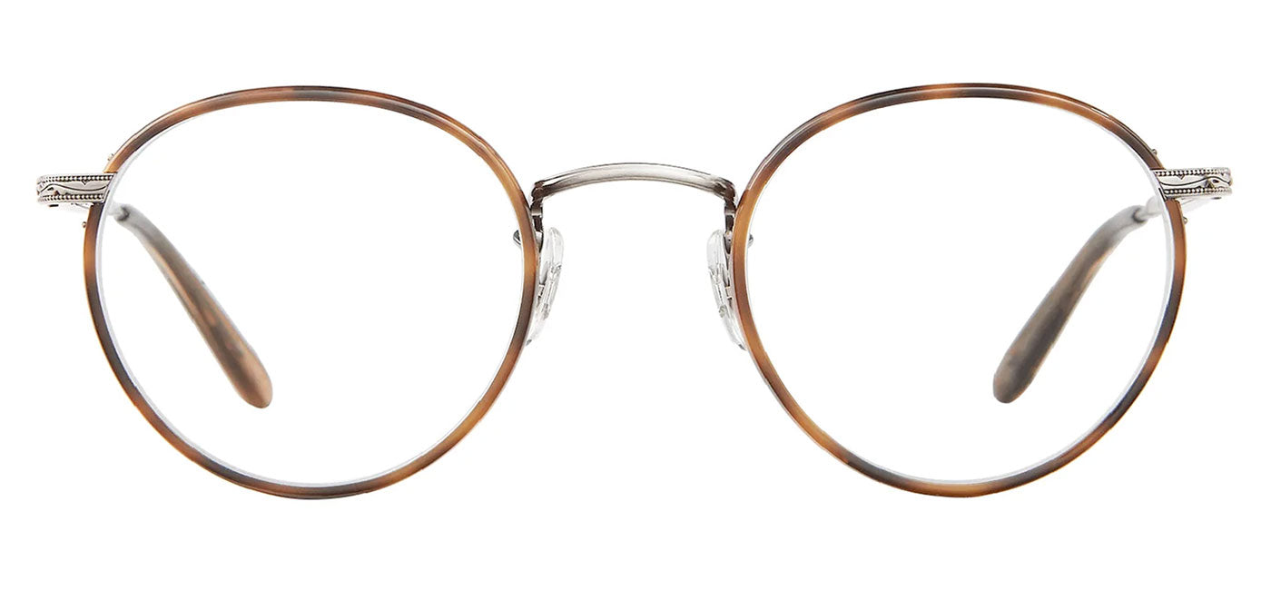 Garrett Leight Wilson Glasses - Honeycomb Tortoise Pewter
