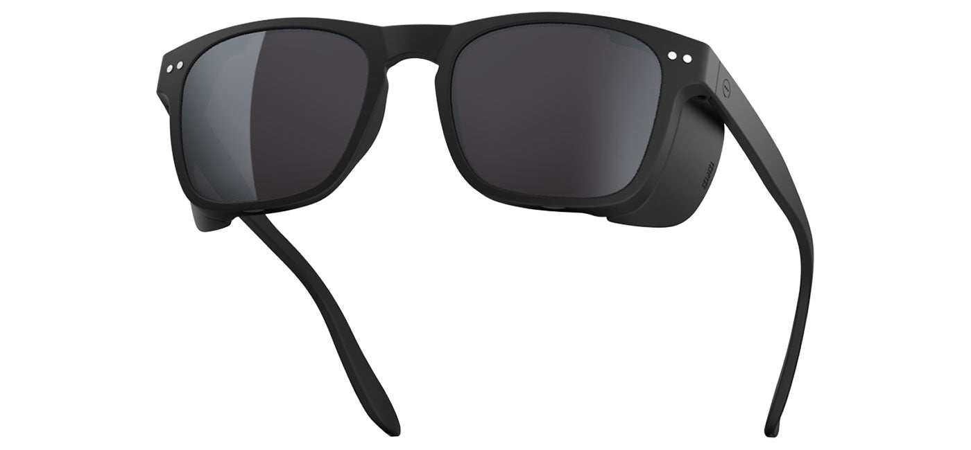IZIPIZI Zenith Sunglasses - Black / Dark Brown - Cat. 4 Intense Light