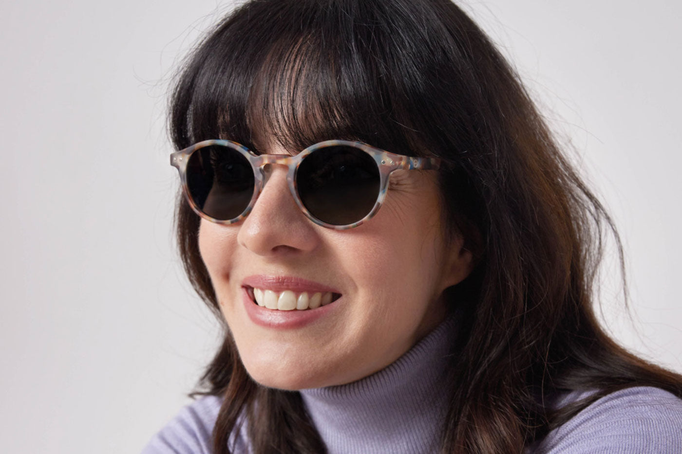 IZIPIZI #H Sunglasses - Light Tortoise / Grey