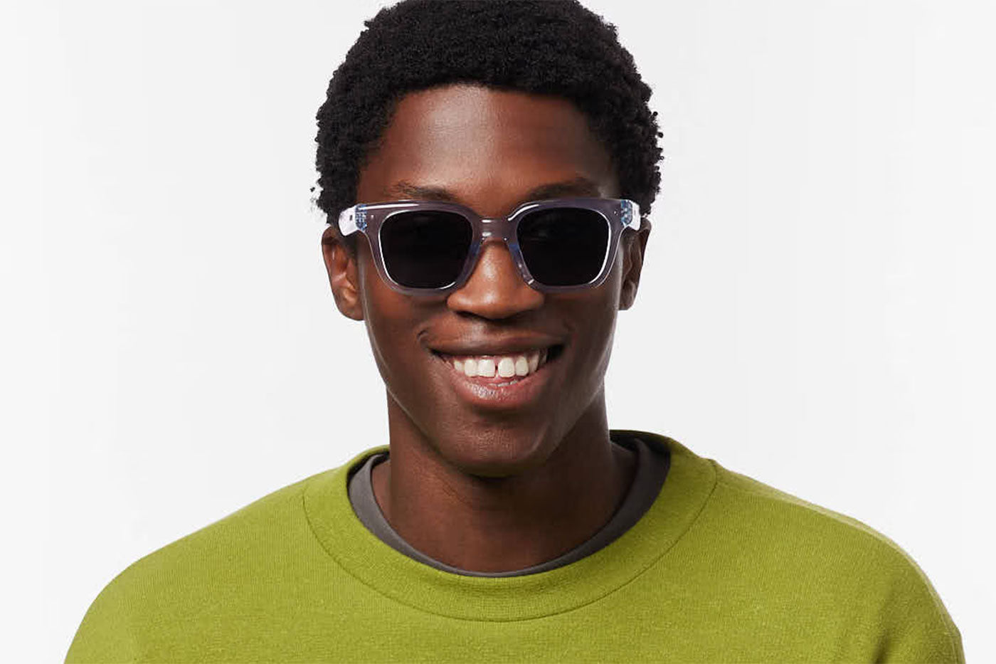 IZIPIZI Road Sunglasses - Frozen Blue / Blue