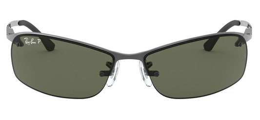 Ray-Ban RB3183 Sunglasses - Gunmetal / Green Polarised