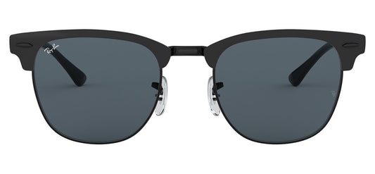 Ray-Ban RB3716 Clubmaster Metal Sunglasses - Black / Blue