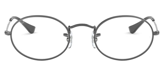 Ray-Ban RX3547V Oval Glasses - Gunmetal