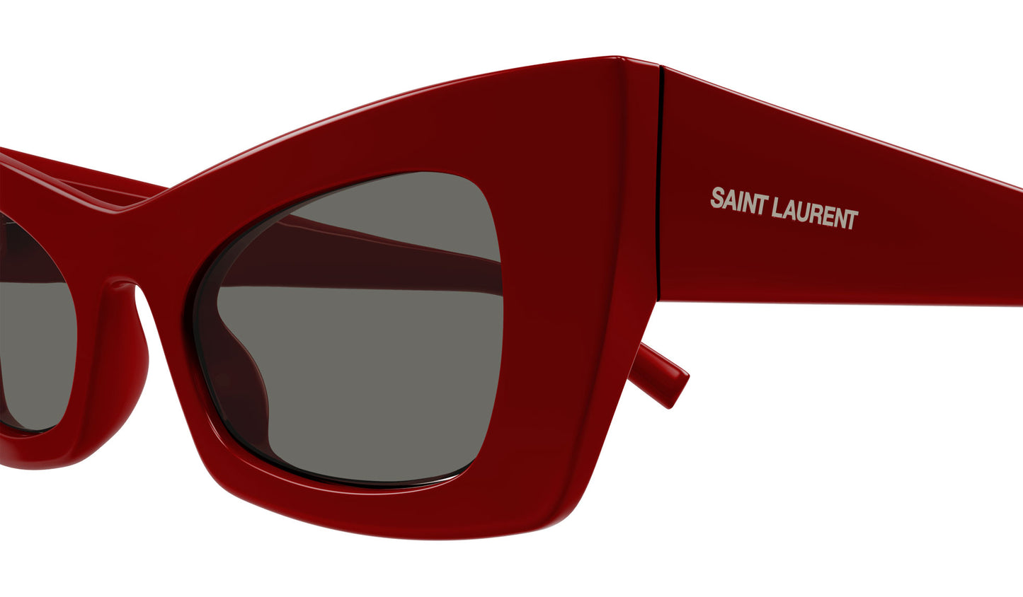 Saint Laurent SL 702 Sunglasses - Red / Grey