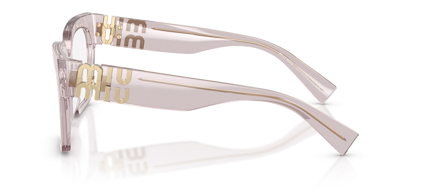 Miu Miu MU 04UV Glasses - Transparent Mauve
