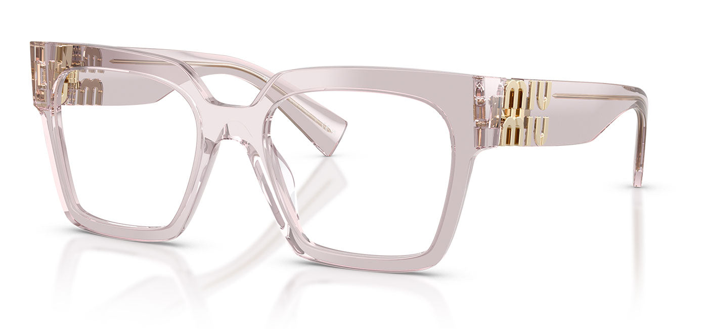Miu Miu MU 04UV Glasses - Transparent Mauve