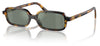 Miu Miu MU 11ZS Sunglasses - Honey Havana / Green Mirror Internal Silver