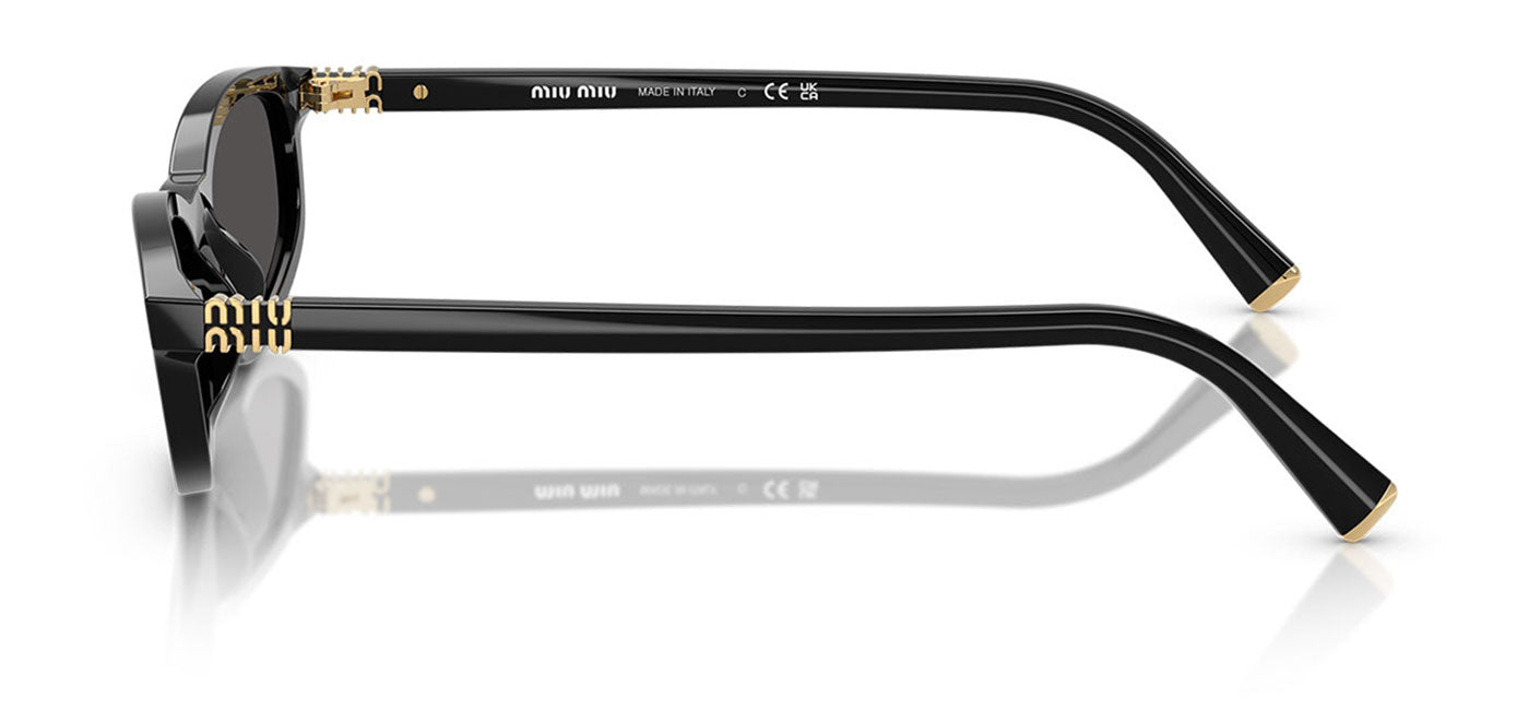 Miu Miu MU A06S Sunglasses - Black / Dark Grey
