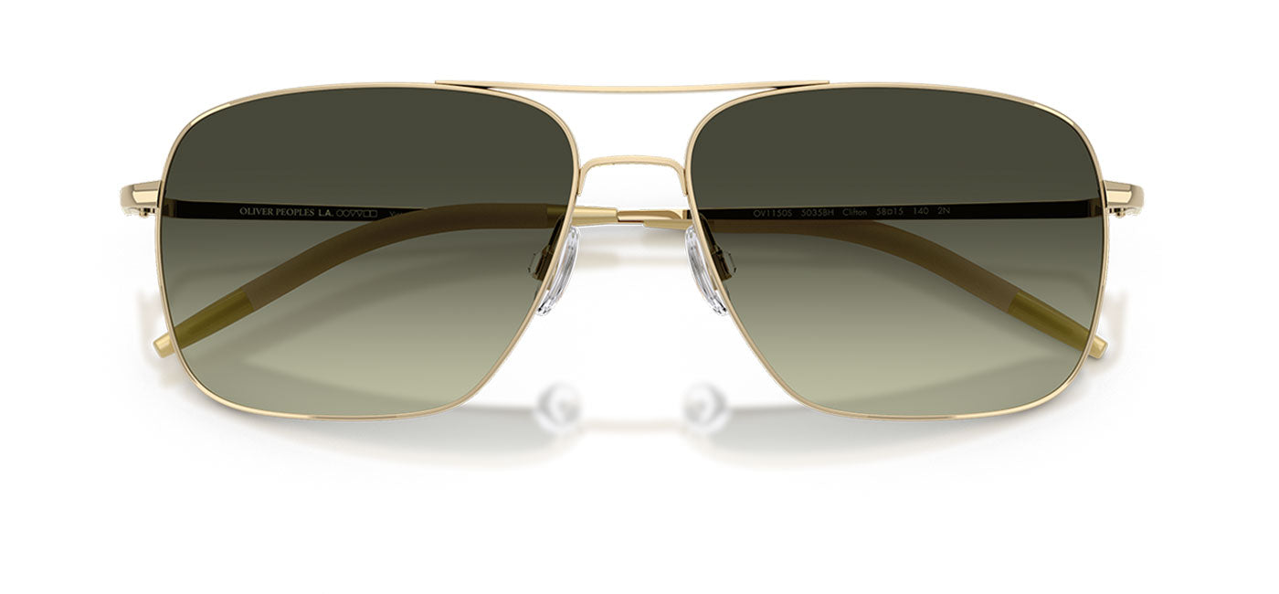 Oliver Peoples OV1150S Clifton Sunglasses - Gold / G-15 Gradient