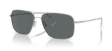 Oliver Peoples OV1150S Clifton Sunglasses - Silver / Dark Grey Polarised