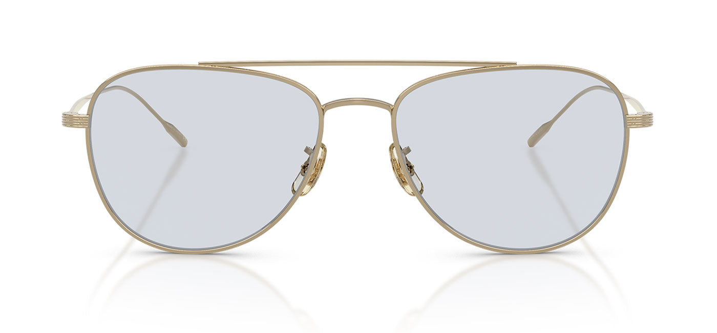 Oliver Peoples OV1363T Stilson Glasses - Gold / Demo Lens Blue Wash