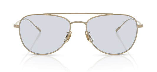 Oliver Peoples OV1363T Stilson Glasses - Gold / Demo Lens Blue Wash