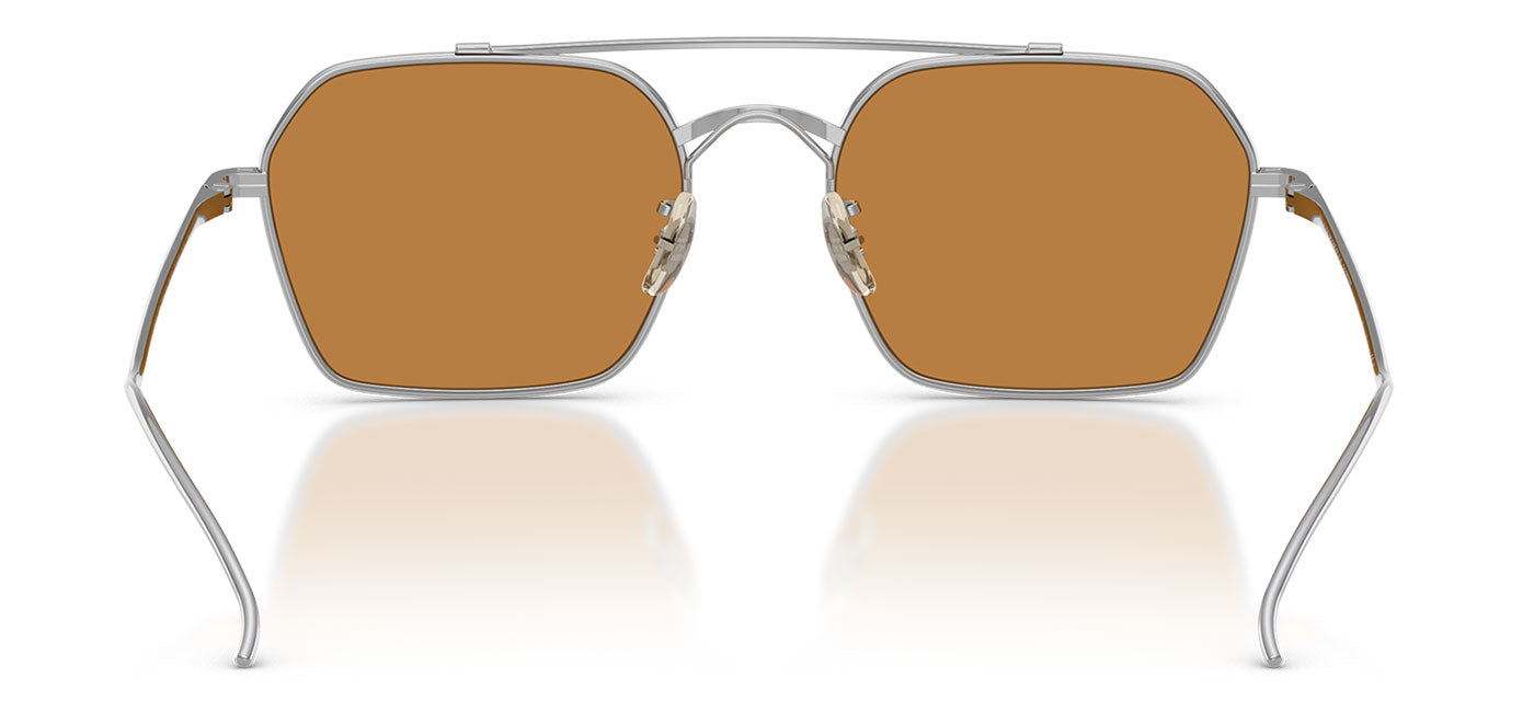 Oliver Peoples OV1365ST TK-15 Sunglasses - Silver / Cognac