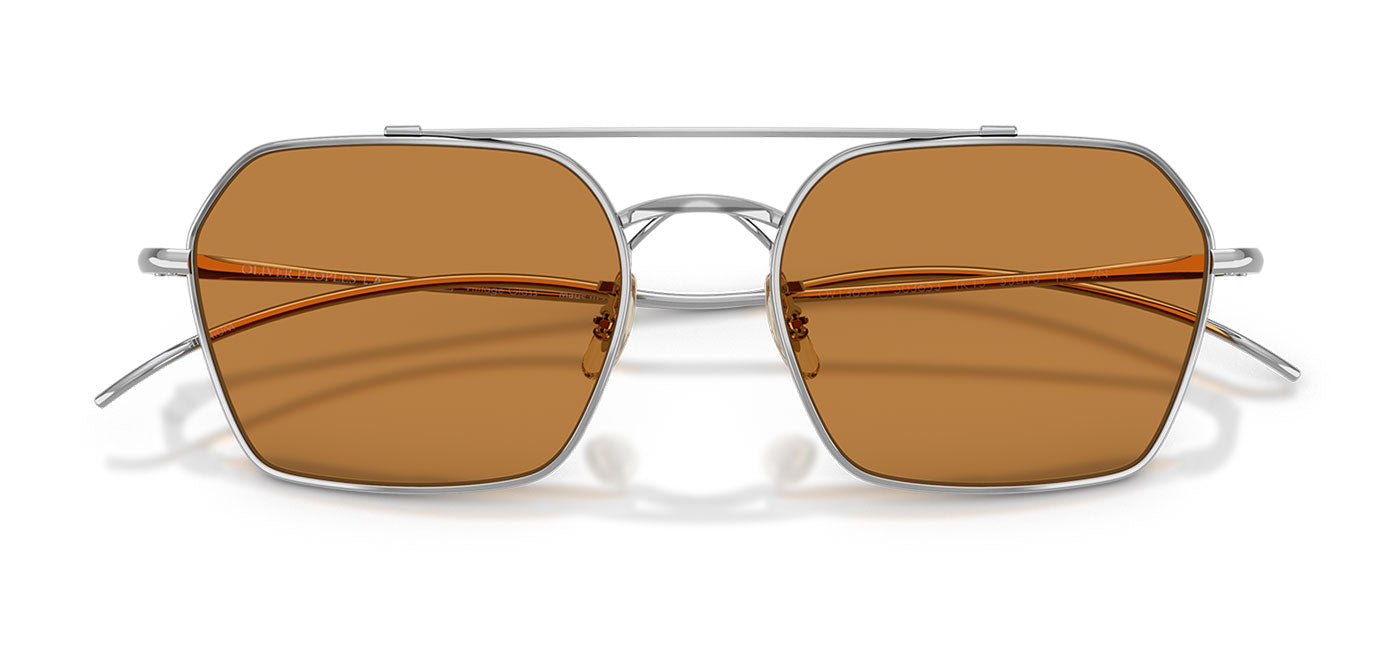 Oliver Peoples OV1365ST TK-15 Sunglasses - Silver / Cognac