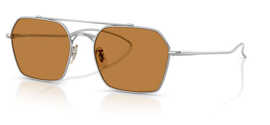 Oliver Peoples OV1365ST TK-15 Sunglasses - Silver / Cognac