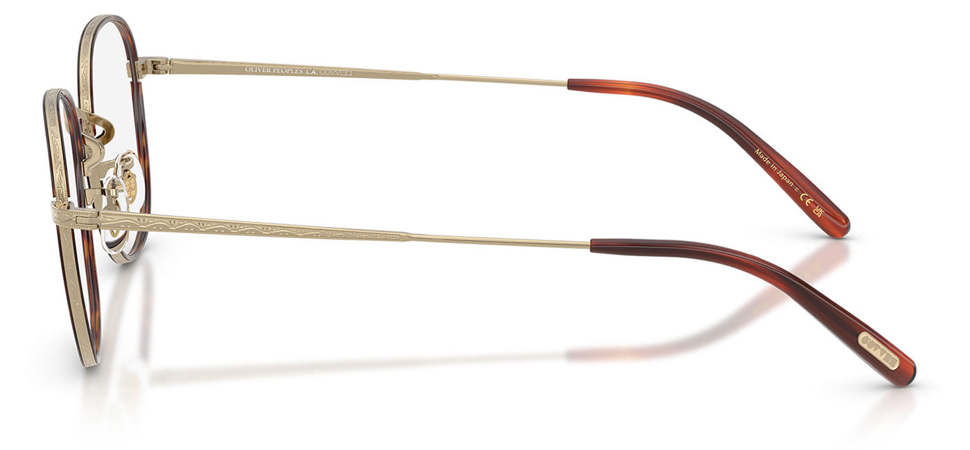 Oliver Peoples OV1375T Mehr Glasses - Gold & Dark Mahogany