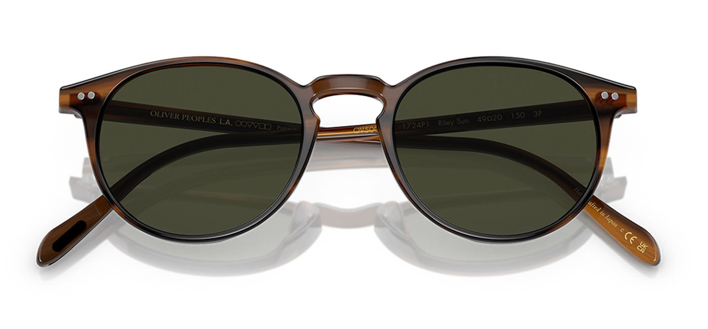 Oliver Peoples OV5004SU Riley Sunglasses - Tuscany Tortoise / G-15 Polarised